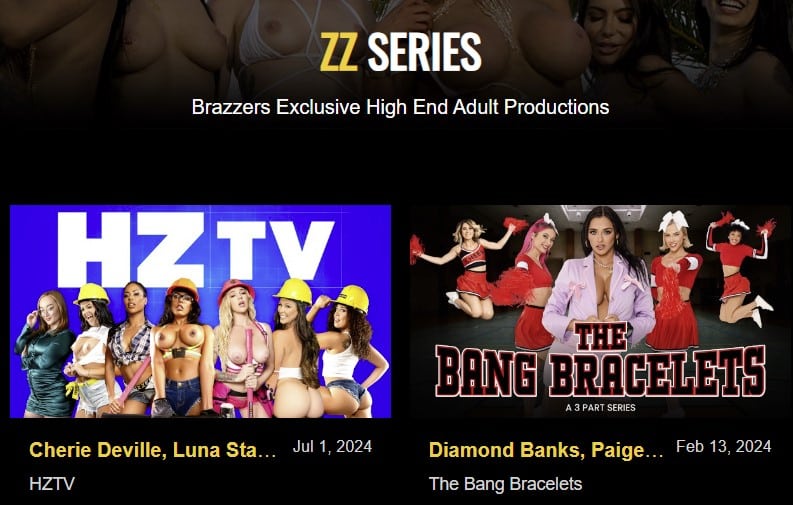 porn series, the ZZ series